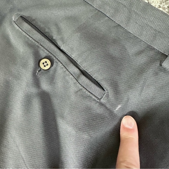 Tommy Bahama Gray Silk Blend Flat Front Men’s Chino Pants 40x30 - Picture 6 of 6